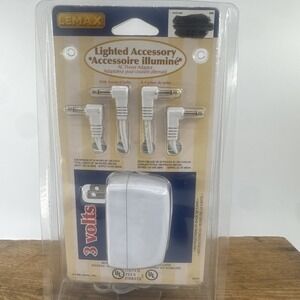 Lemax Village Accessory Power AC Supply Cord Adapter Plug w/4‎ Output Jacks 3V